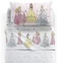 Completo lenzuola singolo in cotone Le Principesse Caleffi