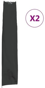 Coperture Per Ombrellone 2 Pz 170x28/32 Cm 420d Tessuto Oxford /