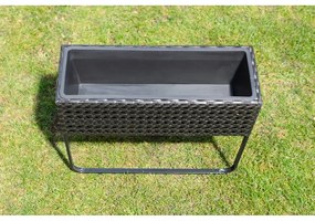 Vaso da giardino nero Magnolia - Bonami Essentials