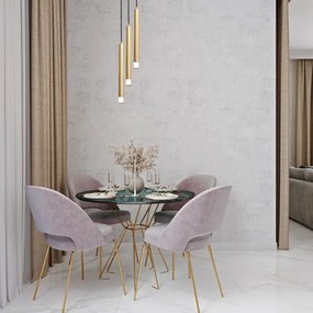 Rabalux 72359 - Lampadario a sospensione con filo RAMIRA 3xG9/5W/230V oro