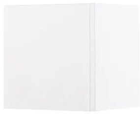 Pensile cubotto sospeso con anta Bianco Frassino 30x30 cm