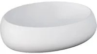 Lavabo da appoggio modello Cloud Rak Ceramics cm 58x40 ceramica bianco opaco