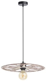Lampadario a sospensione con filo FALCO 1xE27/60W/230V diametro 40 cm beige