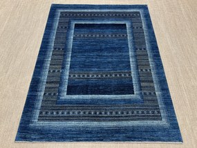 Loribaft Tappeto 160x210 Blu (Iran) Annodato A Mano