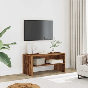 Mobile Porta Tv Legno Antico 80x40x40 Cm İn Legno Multistrato /
