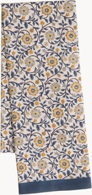 Tovaglia fatta a mano con motivo floreale Melon