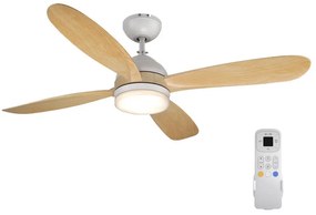 Ventilatore da soffitto Calpe marrone, D. 122 cm INSPIRE
