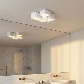 Applique da Soffitto in Gesso Pitturabile 5xGX53