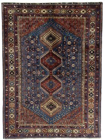 Yalameh Tappeto persiano 220 x 300 Blu (Iran) Annodato A Mano