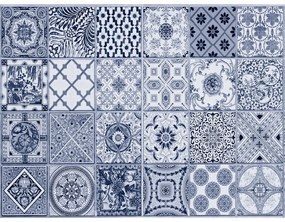 Tappeto in pvc con stampa maioliche Amalfi