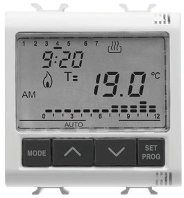 Cronotermostato GEWISS GW10703 bianco