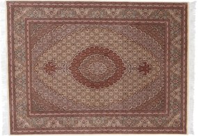 Tabriz Tappeto persiano 150x210 Rosa (Iran) Annodato A Mano