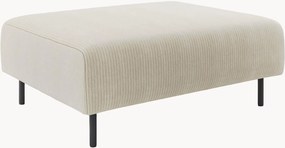 Panca imbottita in velluto a coste grigio naturale/nero freistil180