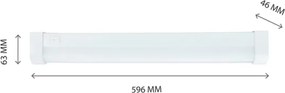 Lampada LED sottopensile AQUATICA LED/15W/230V 3000K IP44