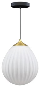 Paralume in bianco-oro ø 27 cm Around the World Medium - UMAGE