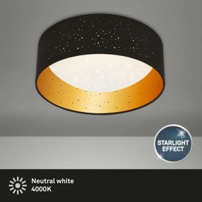 Brilo 3482-015 - Plafoniera LED MAILA STARRY LED/12W/230V nero/oro