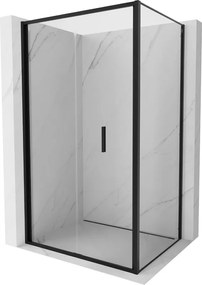 Mexen Exo cabina doccia pieghevole 70 x 100 cm, trasparente, nero - 816-070-100-70-00