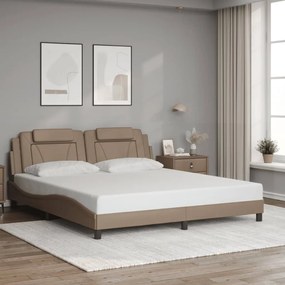 Giroletto Con Testiera Cappuccino 180x200 Cm İn Similpelle /