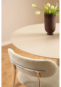 Sedia da pranzo color crema Lyric – Actona