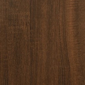 Tavolo da Pranzo Rovere Marrone 120x60x76 cm Legno Multistrato