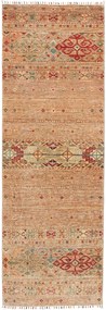 Samarkand Tappeto orientale 250 x 80 Grigio (Pakistan) Annodato A Mano