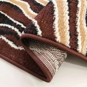 Moderno tappeto marrone con motivo astratto Larghezza: 40 cm | Lunghezza: 60 cm