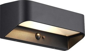 Nordlux - Lampada solare LED con sensore MARCELLIO LED/5W/5V IP54 nero