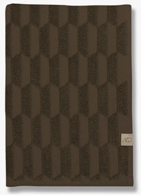 Set di 2 asciugamani in cotone marrone scuro 35x55 cm Geo - Mette Ditmer Denmark