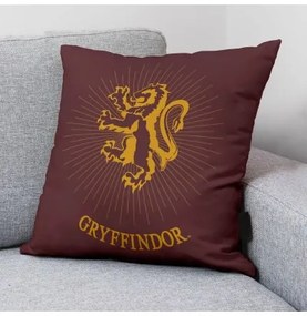 Fodera per cuscino Harry Potter Gryffindor Sparkle Bordeaux 50 x 50 cm