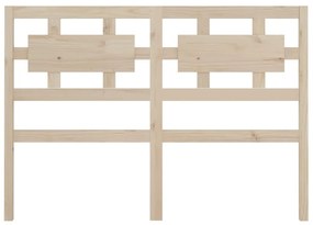 Testiera letto 125,5x4x100 cm in legno massello di pino
