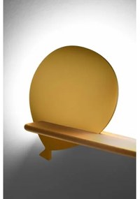 Applique LED per bambini con mensola BALLOON LED/4W/230V giallo/legno