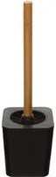 Portascopino WC nero Natureo