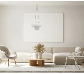 ITALUX PND-54456-3-HB - Lampadario a sospensione con filo PERLOS 3xG9/5W/230V