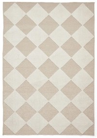 Tappeto bianco e beige lavabile 160x230 cm Lyna Beige&amp;White – Think Rugs