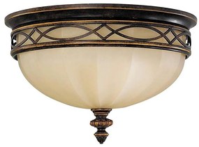 Feiss FE-DRAWING-ROOM-FB - Plafoniera DRAWING ROOM 3xE27/60W/230V