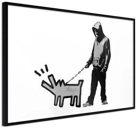 Poster  Banksy: Choose Your Weapon  Cornice Quadri Cornice nera, Larghezza x Altezza Home decor 30x20