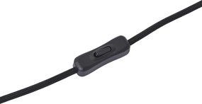 Lampada da tavolo moderna in legno con vetro grigio opaco - Umbra