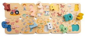 Puzzle - Impariamo i numeri - Fattoria