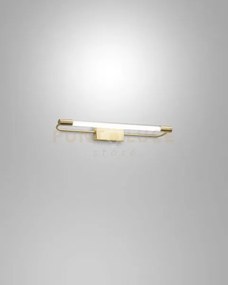 Rapallo applique ottone satinato l.40cm in metallo e metacrilato a ...