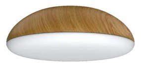 Plafoniera natura Kazz Ø 38 cm legno chiaro IP20, 4XE27