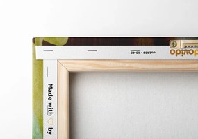 Quadro su tela – Prato di tulipani in stile retrò