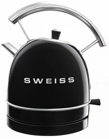 Bollitore elettrico 1,8 L vintage nero Sweiss