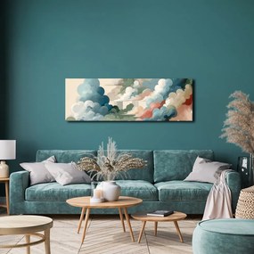 Quadro su tela – Cielo astratto pieno di forme e colori