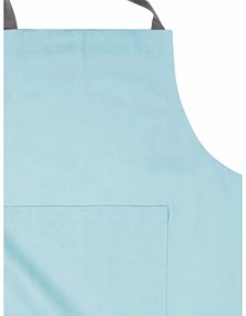 Grembiule da cucina in cotone blu turchese - Tiseco Home Studio