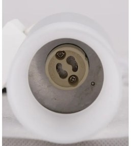 Faretto TUBA 1xGU10/15W/230V grigio/bianco