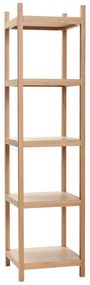 Scaffale in legno di rovere 45x180 cm Mason - Hübsch