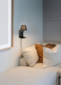 Lampada da parete nero opaco Comfort - Trio