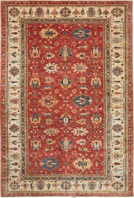 Kazak Tappeto 210 x 300 Rosso (Pakistan) Annodato A Mano