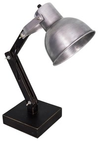 Lampada da tavolo in argento (altezza 43 cm) - Antic Line