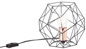 Brilliant - Lampada da tavolo SYNERGY 1xE27/60W/230V nero/rame